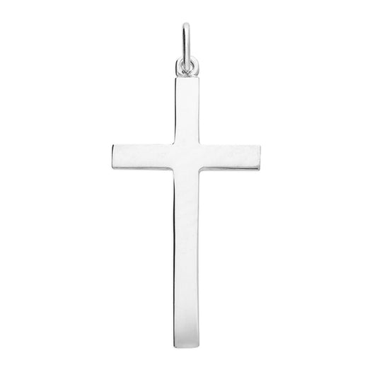 Silver cross pendant