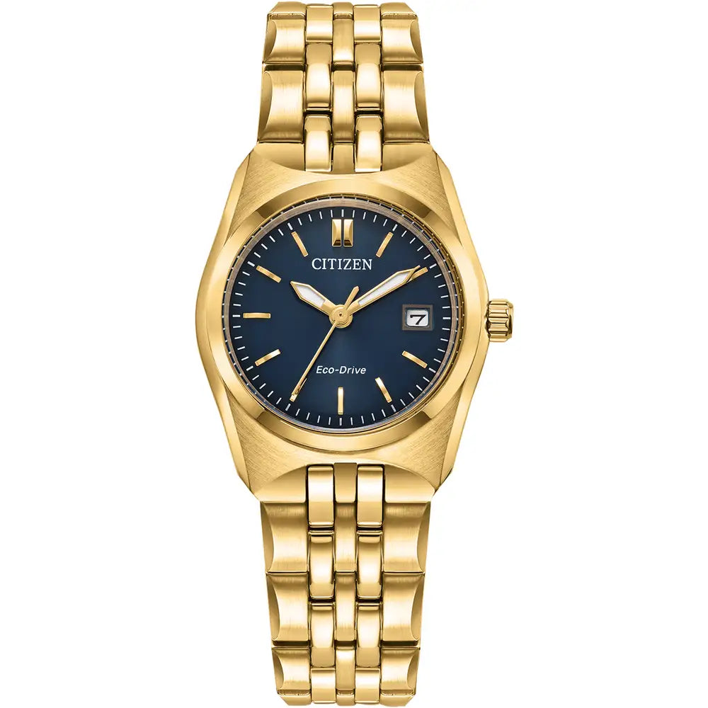 Citizen Ladies Gold Plated Bracelet Eco-Drive Watch