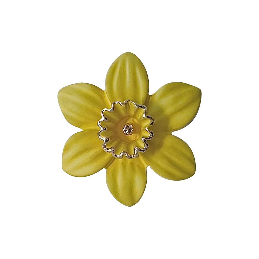 Daffodil brooch