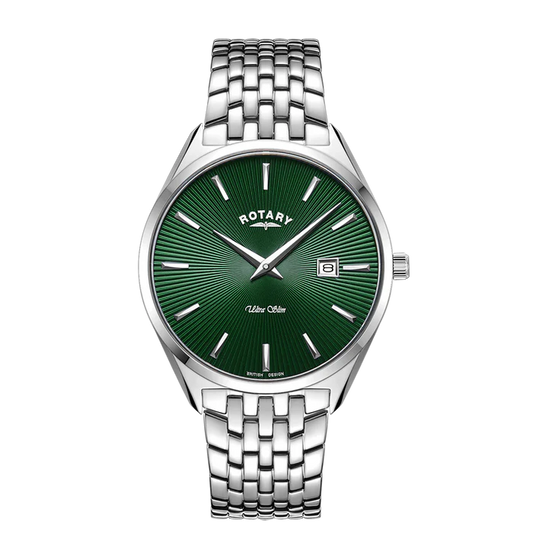 GENTS ROTARY ULTRA SLIM WATCH