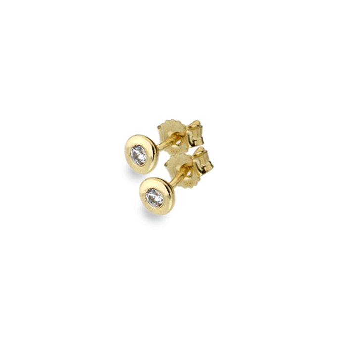 9ct Gold and Cubic Zirconia stud earrings