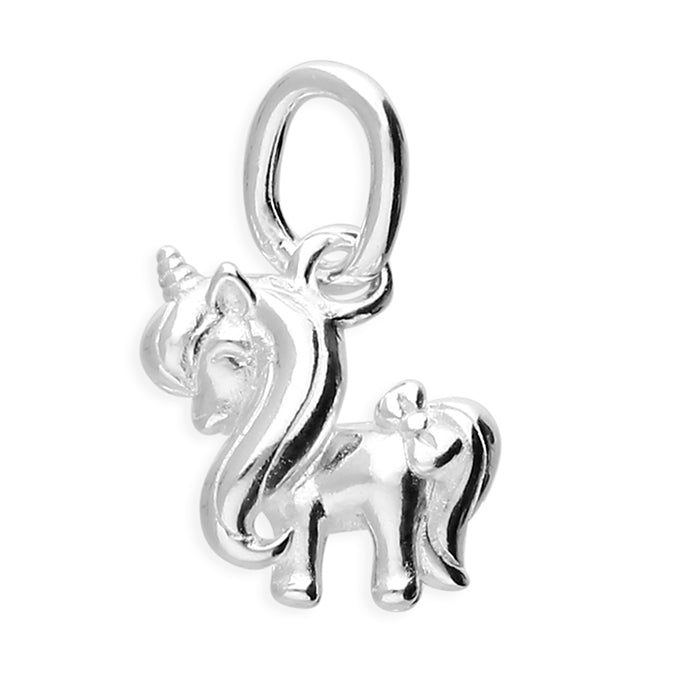 Silver Small cute pony pendant