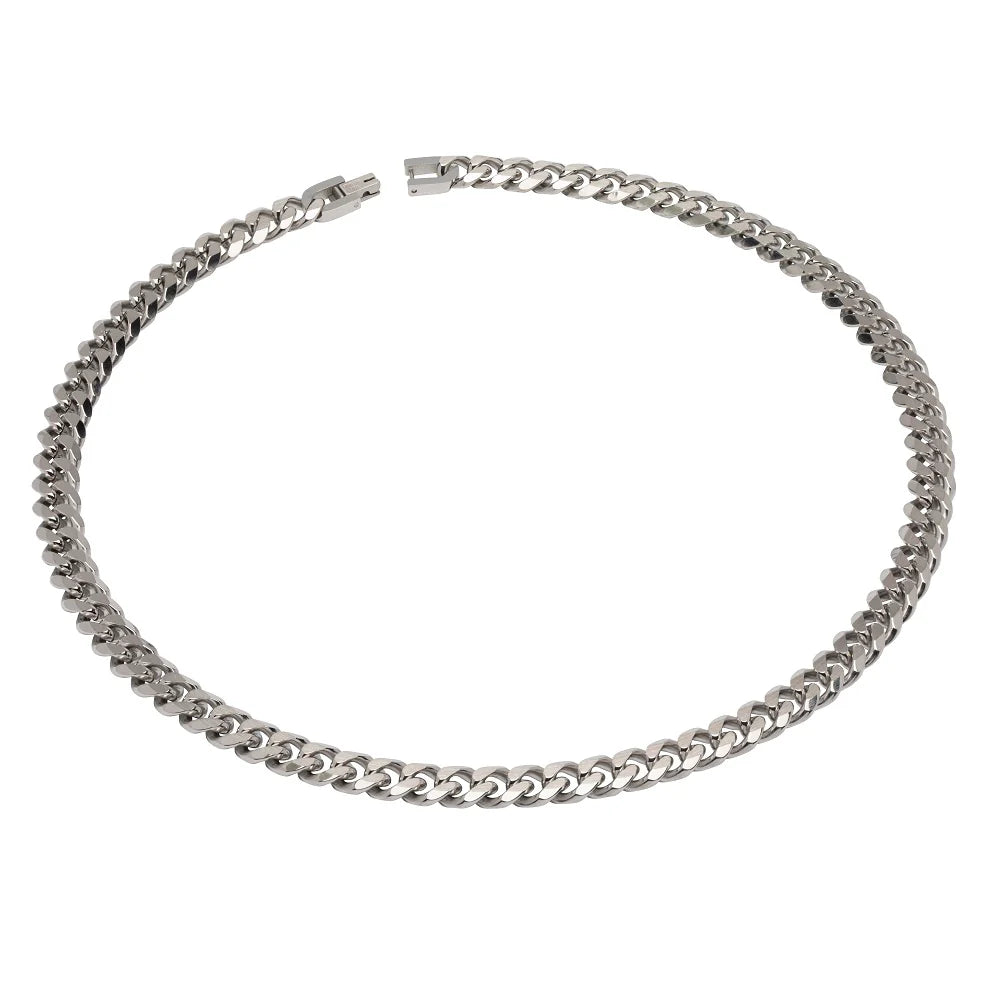 Gents Stainless Steel filed curb chain