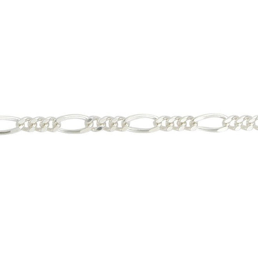 silver figaro chain