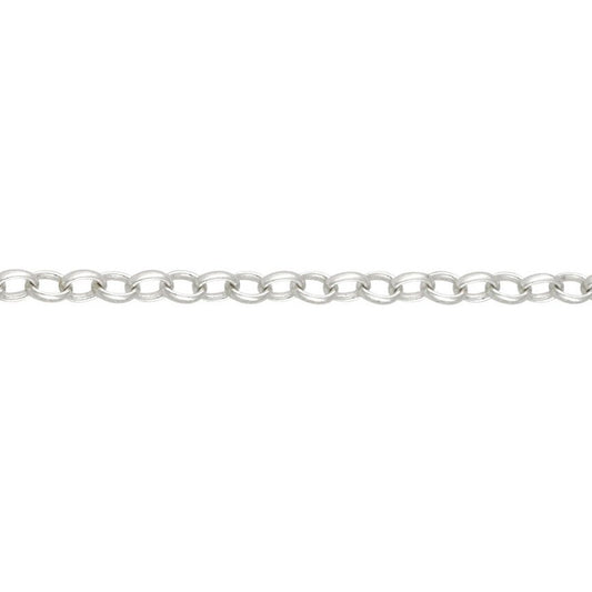 Silver oval belcher bracelet