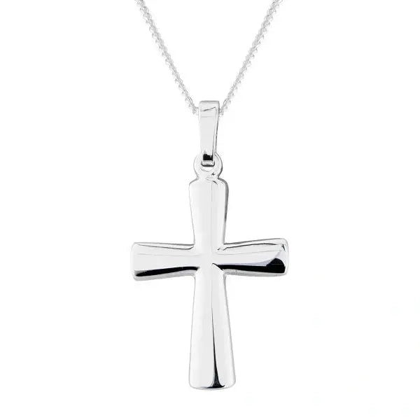 Silver polished cross