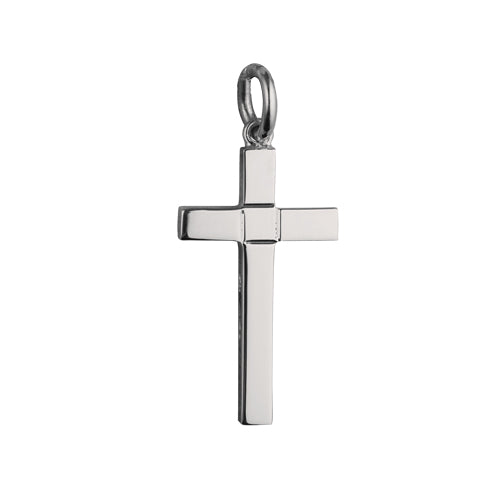 silver square block cross