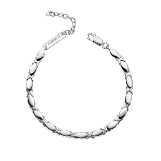 Silver Fiorelli Articulated Chain Bracelet