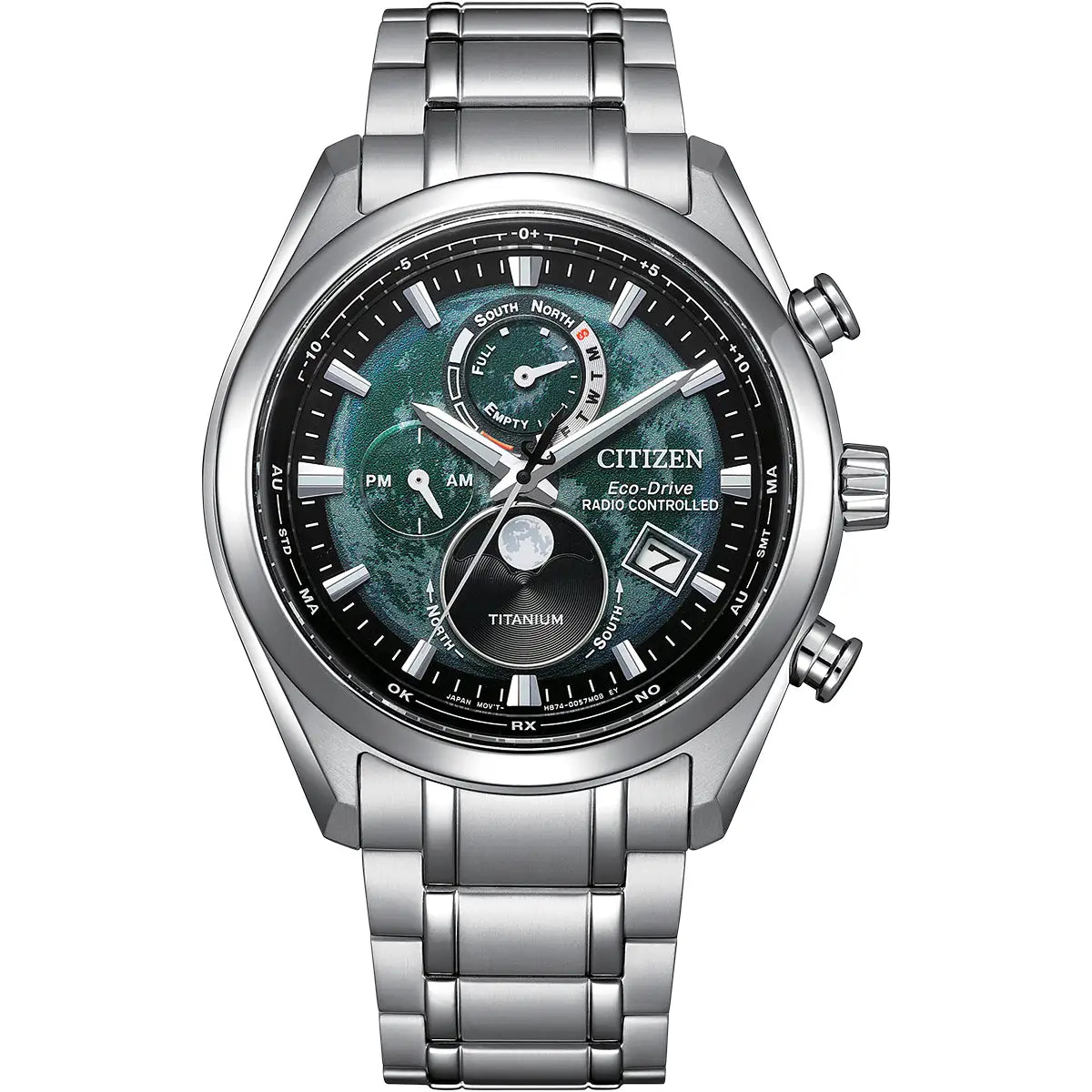 GENTS CITIZEN ECO DRIVE RADIO CONTROL WATCH