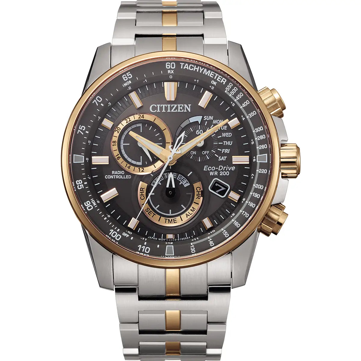 GENTS CITIZEN ECO DRIVE WATCH ATOMIC CLOCK