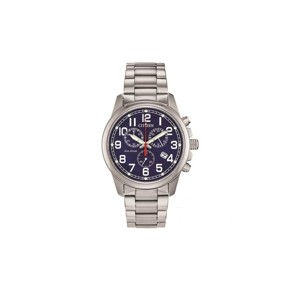 Citizen Mens Eco-Drive Military Blue Chronograph Watch