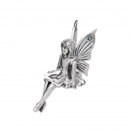 Silver Fairy / Tooth Fairy with Cubic zirconia