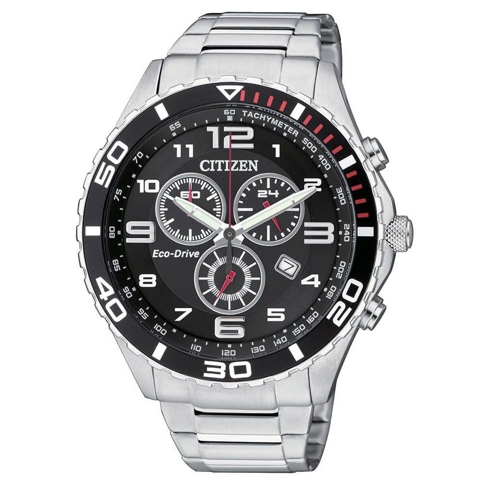 Citizen Men’s Eco-Drive Chronograph Stainless Steel Bracelet Watch