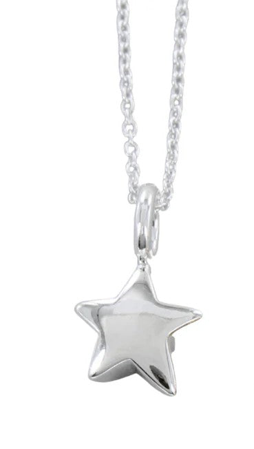 Silver star necklace