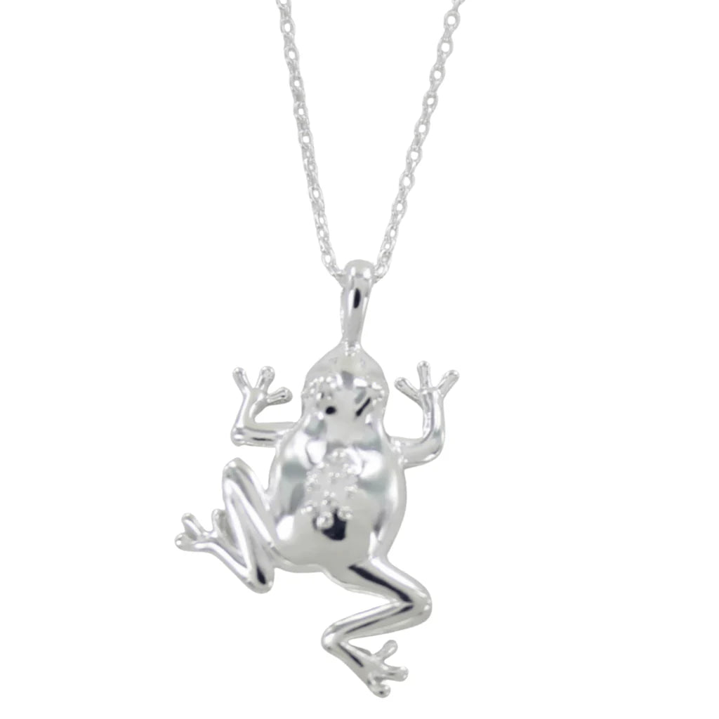 Silver Frog necklace