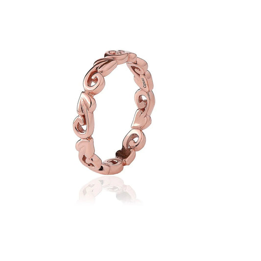 Clogau 9ct Rose Gold Tree Of Life Ring - Size O