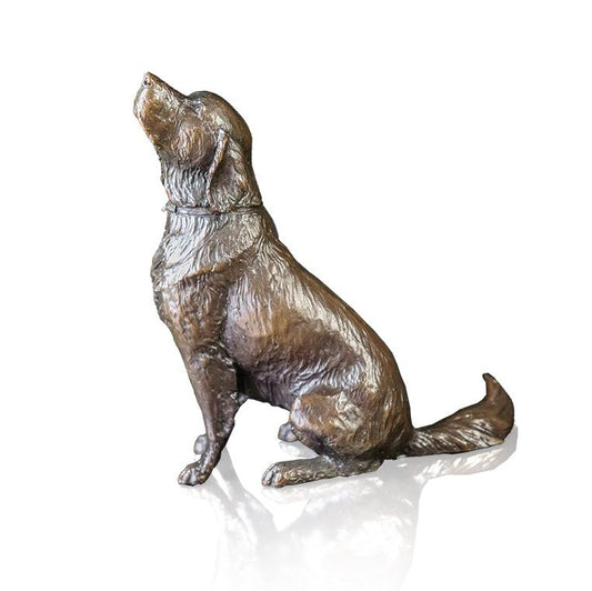 Medium Retriever Sitting Bronze