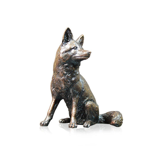 Fox Sitting Bronze