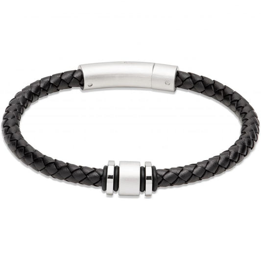 Gents leather bracelet