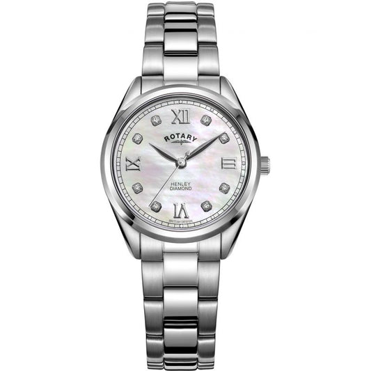 Ladies Rotary Henley diamond set dial watch