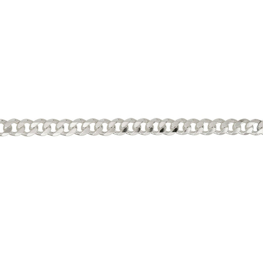 Gents Silver metric curb chain