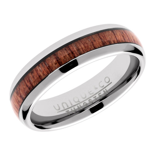 Gents 6mm Tungsten Ring