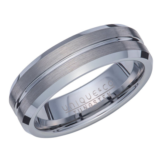 Gents Tungsten Ring