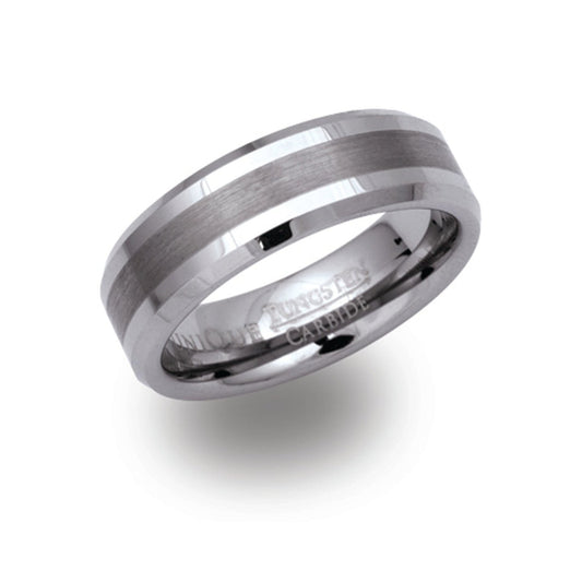 Gents 7mm Tungsten Ring