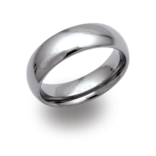 Gents tungsten ring