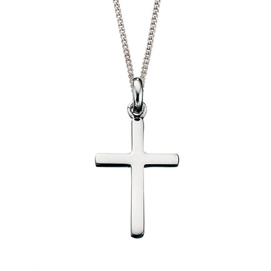 Silver Plain Cross Pendant